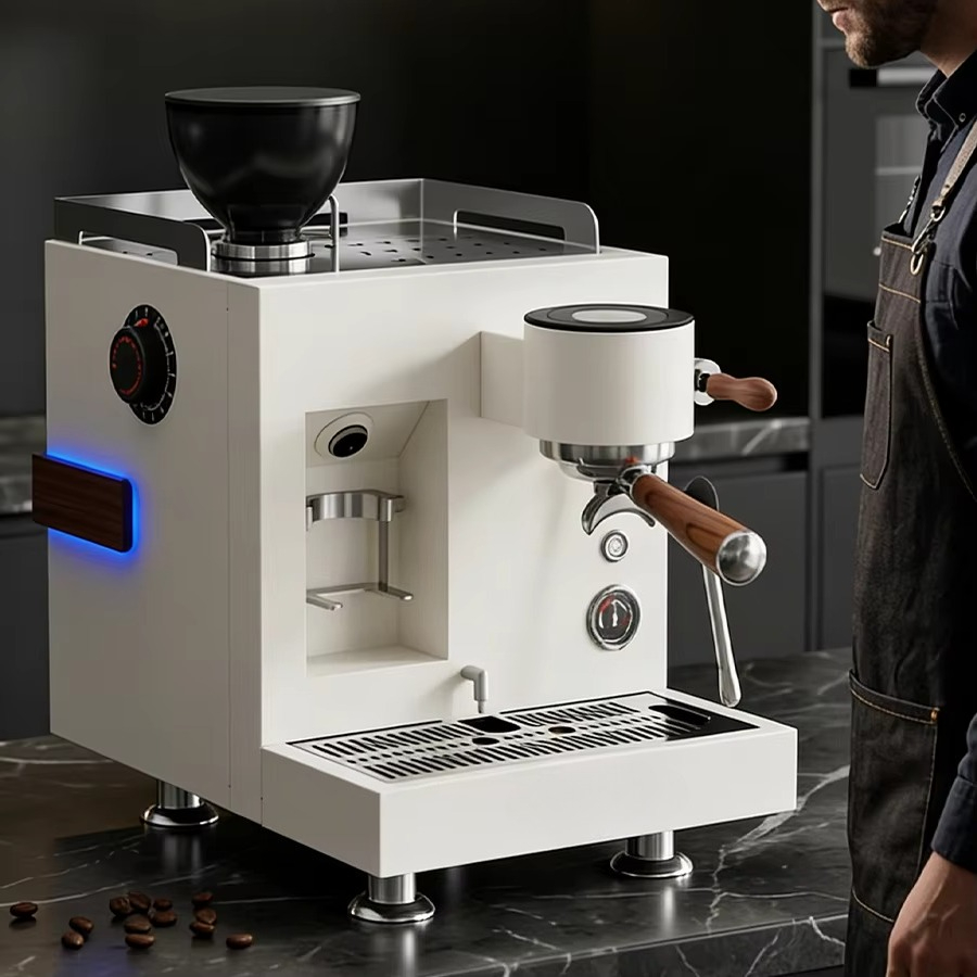 Coffee Grinder Burr Flat - Moedor de Café Integrado com Display