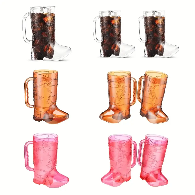 Espresso Shot Glass - Copos De Plástico Canecas, Boot Cowboy,