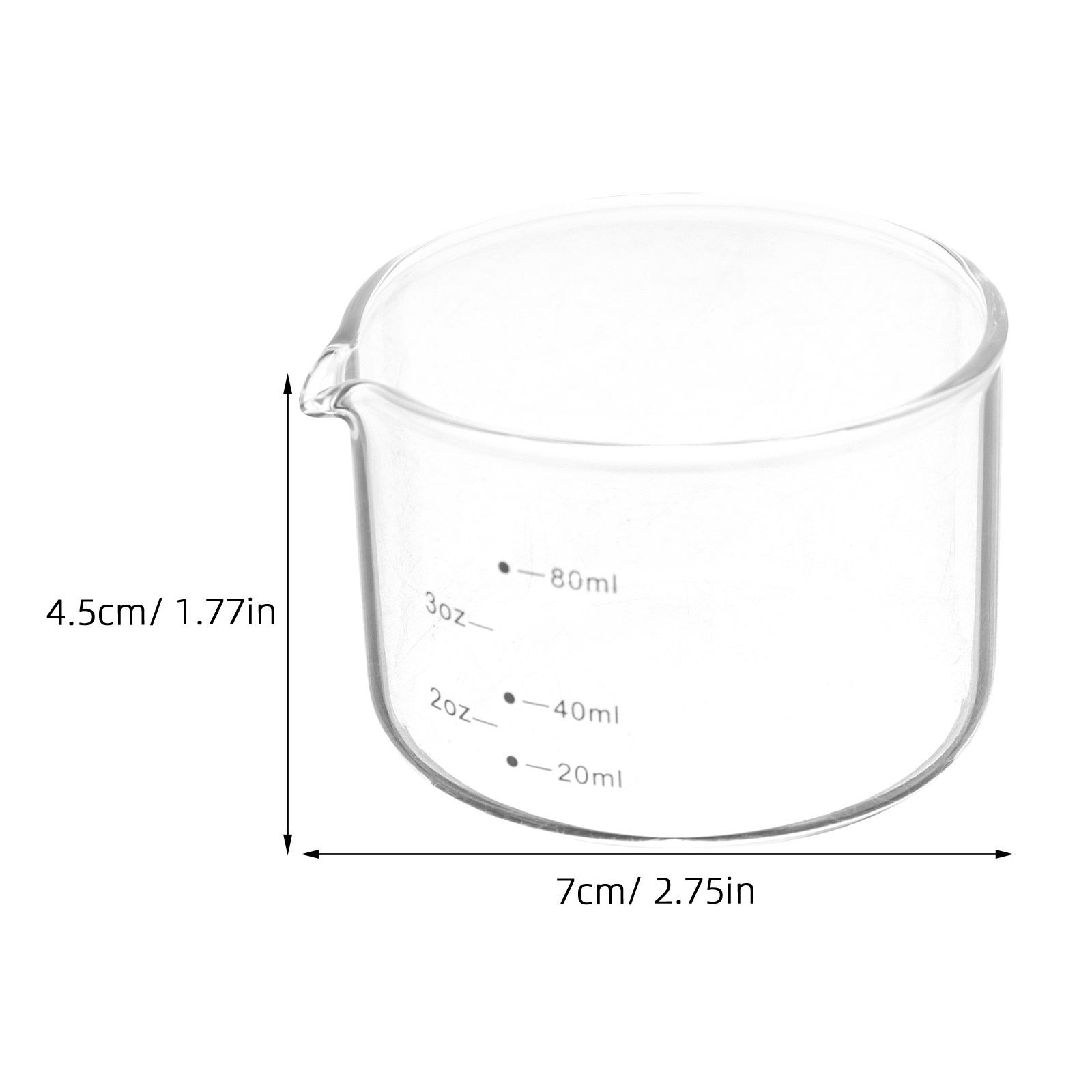 Copo de espresso de 80 ml, jar - Espresso Shot Glass avaliação e preço