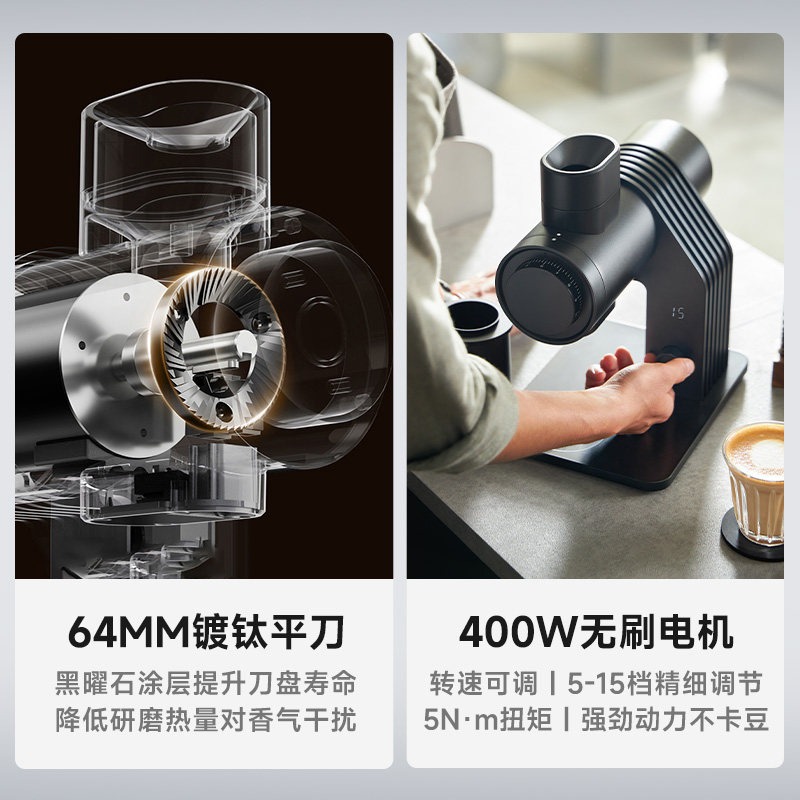 Moedor de Café Profissional E6 - Coffee Grinder Burr Flat avaliação e preço