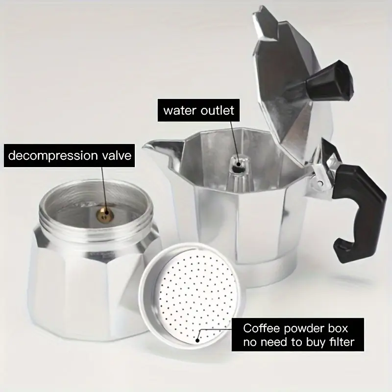 Cafeteira Moka Clássica de Alu - Coffee Equipment For Camping avaliação e preço
