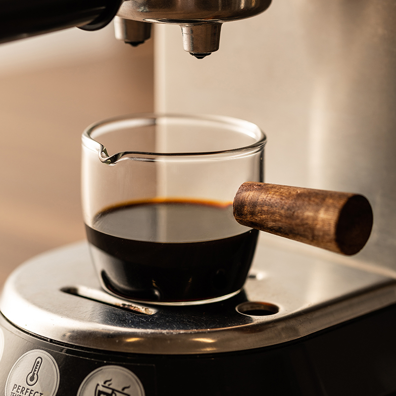 50-250ml alça de madeira copo  - Espresso Shot Glass avaliação e preço