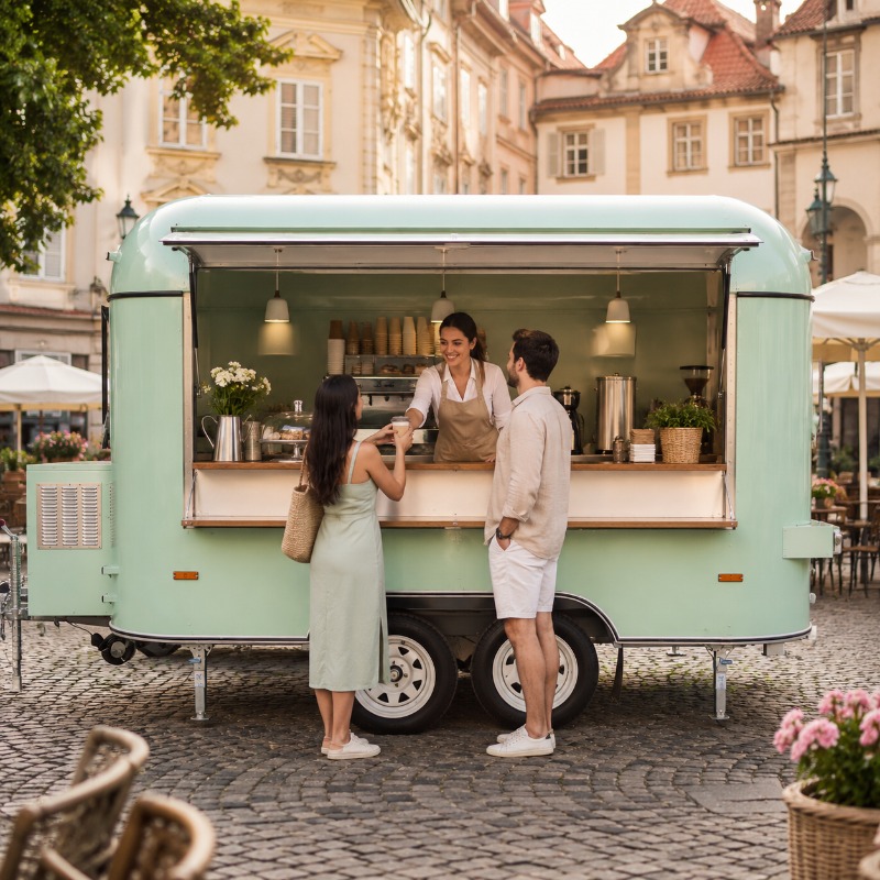 Food Truck Móvel com Cozinha p - Coffee Van Equipment avaliação e preço